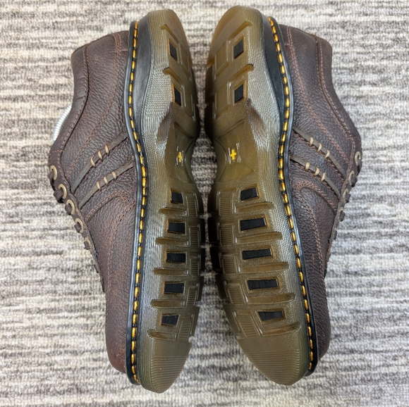Dr. Martens Dark Brown Leather Oxfords - Picture 4 of 8